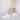 Tosca blu Sneaker Chic in pelle con accessori colore bianco-beige