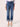 RINASCIMENTO JEANS CON RISVOLTO LOGO STRASS