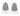 Eleh camicia oversize a quadri grigia