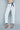 Relish Pantalone VICL_F Vita Alta Crop 5 Ts Sfrangiato con Cintura Catene più Foulard