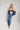Relish Jeans CARLA_212 Vita Media con Catene Logo più Rotture 5 Ts Baggy Fit Denim